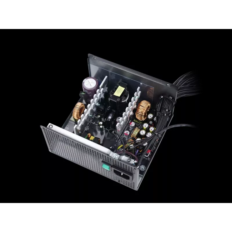 Fuente de alimentación ATX DeepCool PF600X 600W 80 PLUS Bronze, 600 W, ventilador de 12 cm, ATX 2.52, 24 pines, 2×(6+2) PCIe, 8×SATA