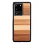 Funda protectora man and wood Galaxy S20 Ultra — acabado madera negra