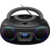 Denver TDB-212GR boombox DAB+ con reproductor de CD, DAB+/FM, Bluetooth, USB, AUX, gris
