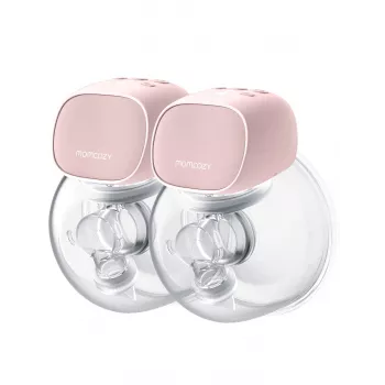 Momcozy S9 Pro sacaleches eléctrico doble rosa, 180 ml