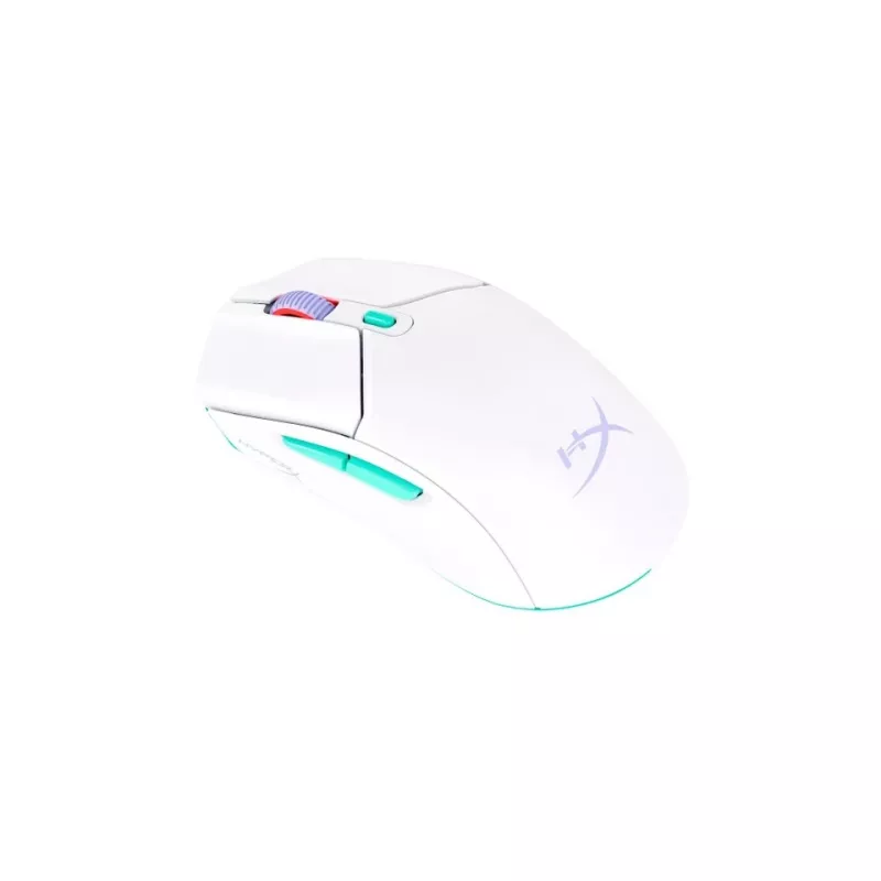HyperX Pulsefire Haste 2 Core Wls - ratón gaming (Wht/Grn/Pur)