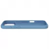 Decoded D25IPO16PMBCS9AE AntiMicrobial funda trasera de silicona para iPhone 16 Pro Max, azul claro