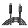 Good Connections cable de carga y datos USB 2.0 para iPhone/iPad/iPod conector USB-C a Lightning - El cable de alta calidad y oficialmente certificado por Apple