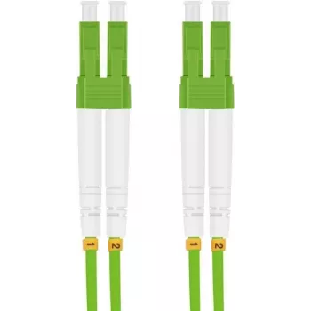 Latiguillo de fibra óptica helos fibra óptica 50/125µm OM5 LC 15m dúplex