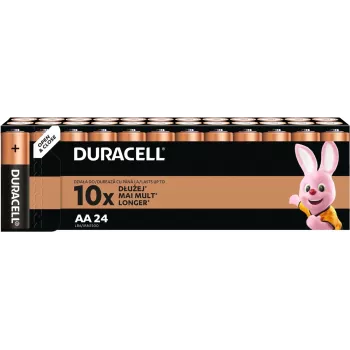 Pack de pilas Duracell Alcalinas AA (LR6) — 24 pilas, de un solo uso
