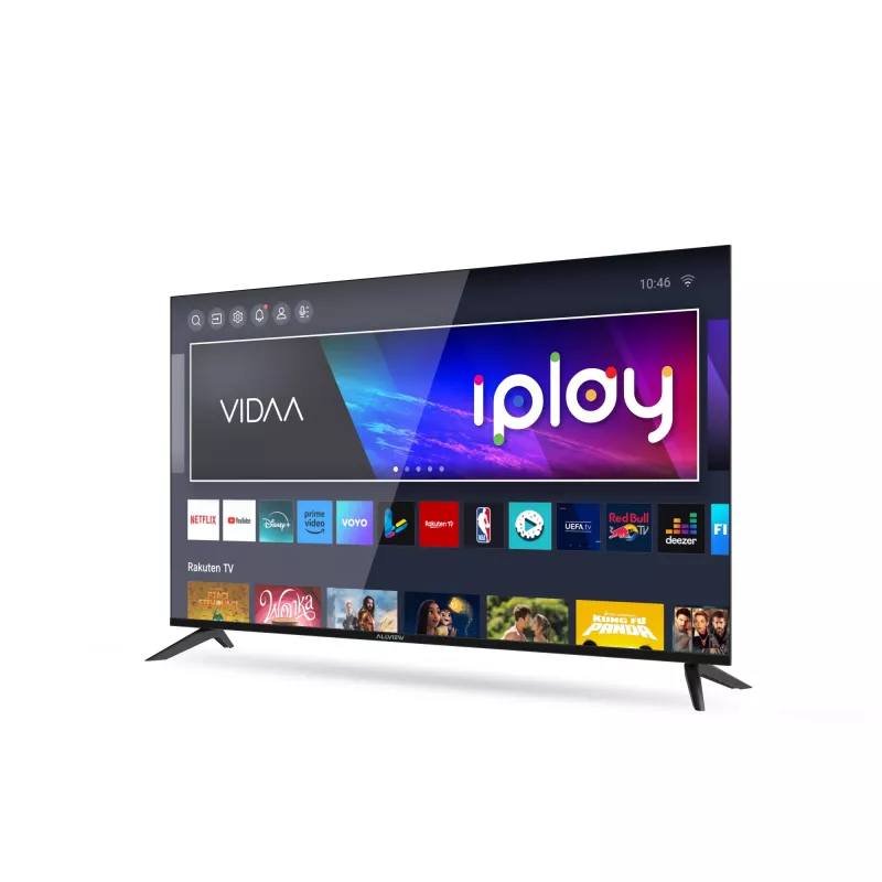 Allview 50iPlay6200-U Smart TV de 50 pulgadas, 4K Ultra HD 3840 x 2160, D-LED, HDR10, VIDAA, Wi-Fi, Bluetooth