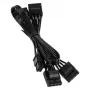 Cable modular de fuente de alimentación para fuentes Continuum 4× conector Molex Kolink KL-CPL-MXC