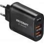 VOLTCRAFT UC-3ACX001 VC-12231145 Cargador USB adaptador de enchufe corriente de salida (máx.) 3000 mA 3 x USB, conector hembra USB-C™ (Power Delivery) (VC-12231145)
