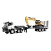 Set Amewi 2 en 1 de camión grúa y excavadora G836E/G041E 1:24 RTR