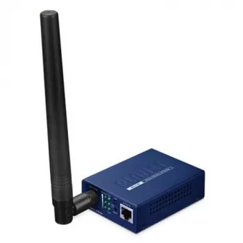 Puente de red PLANET HLB-100-EU868 802.11ah HaLow, antena externa, montaje en pared, azul, 94×70,3×26,2 mm