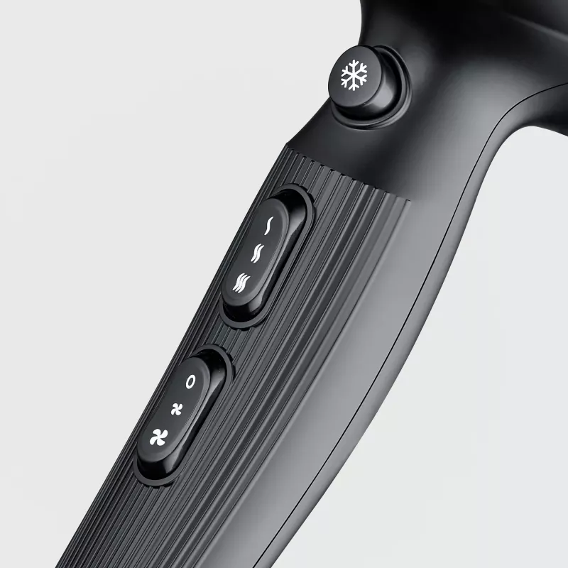 Severin HT 0167 secador de pelo, 2300 W, negro/plata