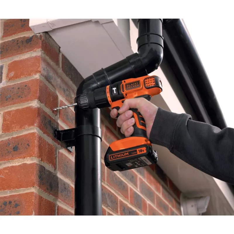Taladro con empuñadura de pistola Black & Decker BDCH188N-XJ 1350 rpm, 18 V