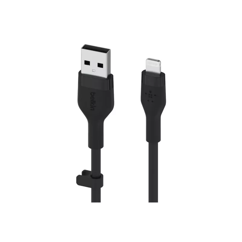 Belkin BOOST CHARGE Flex cable USB-A a Lightning CAA008BT1MBK, 1 m, negro