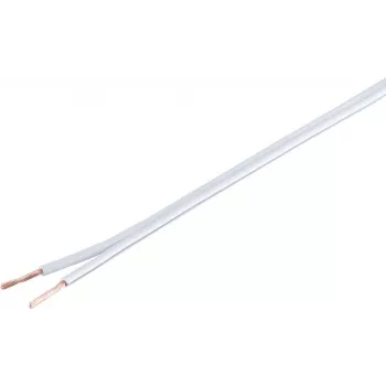 Cable de altavoz ShiverPeaks 06-24506 4 mm² 50 m CCA blanco