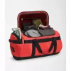 Bolsa de viaje The North Face Base Camp Duffel L 95 L poliéster negro, rojo