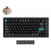 Teclado mecánico Keychron Q1 Ultra 8K — formato 75%, USB + RF inalámbrico + Bluetooth, RGB, negro
