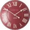 NeXtime Reloj 3083ro London Roman, Ø34.5 cm, reloj de pared, rojo/blanco