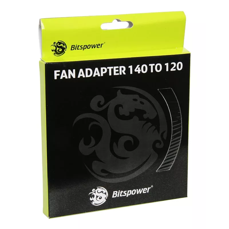 Set de montaje BitsPower BP-FA140120-BK para ventilador de 140 mm, negro