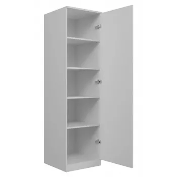 Armario ropero Top e Shop SD-50 BI con 5 baldas, 1 puerta, marco blanco