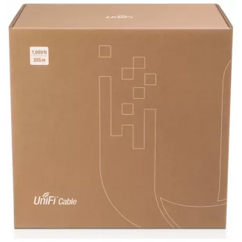 Cable de red Ubiquiti U-Cable-C6-CMP U/UTP Cat6 305m blanco