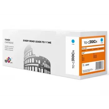 Tóner para OKI C310 TO-C310CN cian 100% nuevo