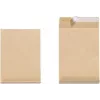 Herlitz 10900355 Sobre de envío con fuelle C4, marrón, autoadhesivo, 130 g/m²