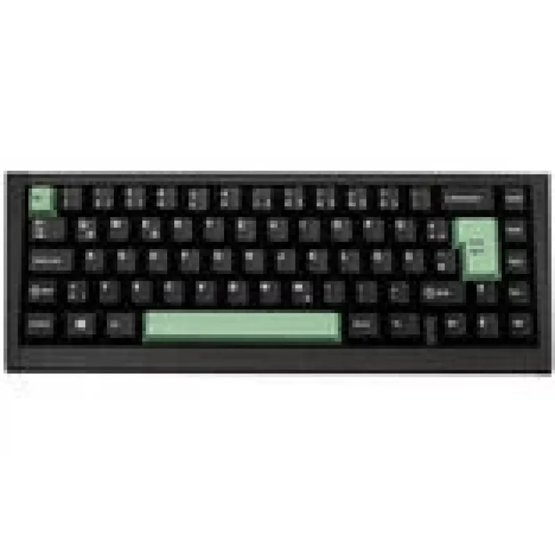 GMK Kit adicional, teclas ABS, Double-Shot, set de ampliación para ISO y ANSI - verde pastel
