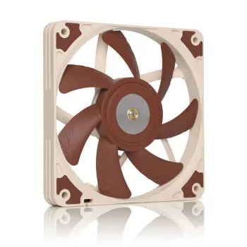 Ventilador Noctua NF-A12x15 FLX — ventilador de caja para PC de 120 mm plano de 15 mm, 12 V, 1850 rpm, 94,2 m³/h, 23,9 dB, 3 pines