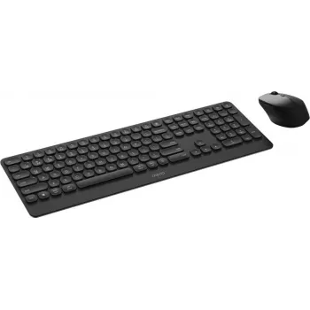 Conjunto de teclado y ratón RAPOO 9390M — diseño compacto inalámbrico, conjunto combinado