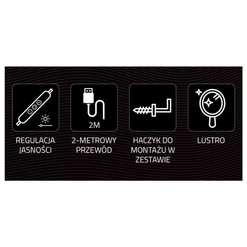 Luz LED de neón para espejo MANTA MASNL129WH — gato con lazo, acento de neón decorativo