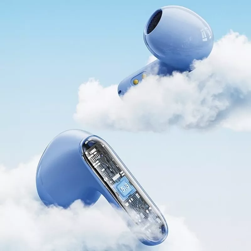 Auriculares Awei T85 Bluetooth 5.3 ENC TWS Azul