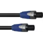 Cable de altavoz PSSO 3022791J, 2×4 mm², 20 m, negro