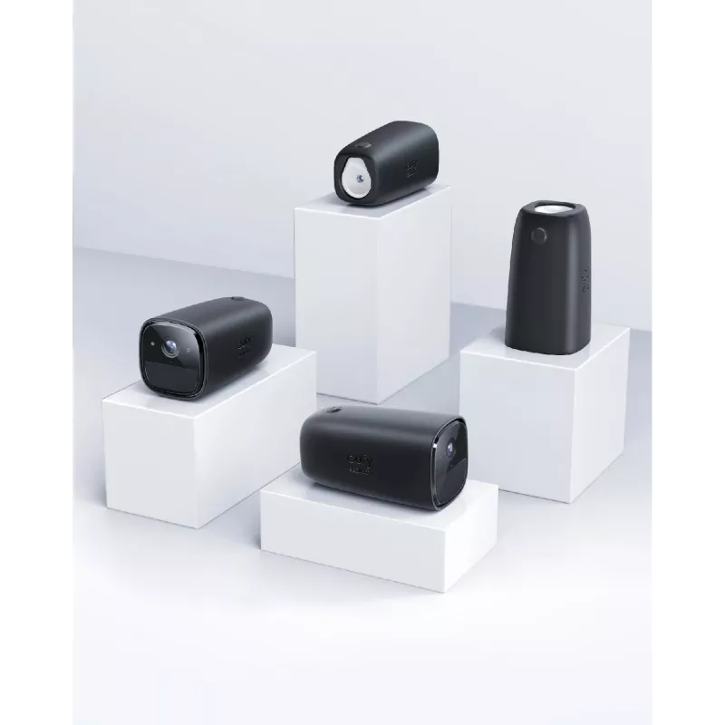 Funda Eufy T8711111 Outdoor negra 2 uds.