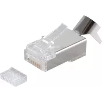 Conector modular ShiverPeaks 72062-R conector modular de 8 pines para cableado de datos y señales