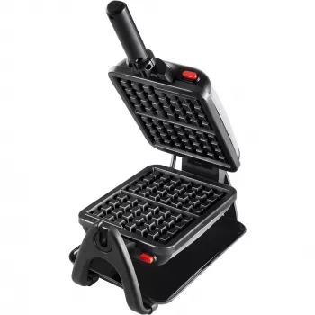 Gofrera Tefal WM756D 2 gofres 1200 W negro, acero inoxidable