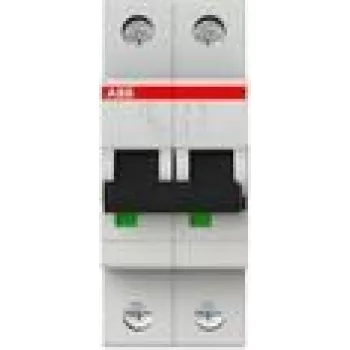 Interruptor automático 6kA 6A C 2p S202-C6 (2CDS252001R0064)