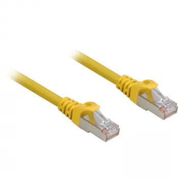 Cable de red Sharkoon Cat.6a SFTP RJ-45 Cat6a 0,25 m amarillo