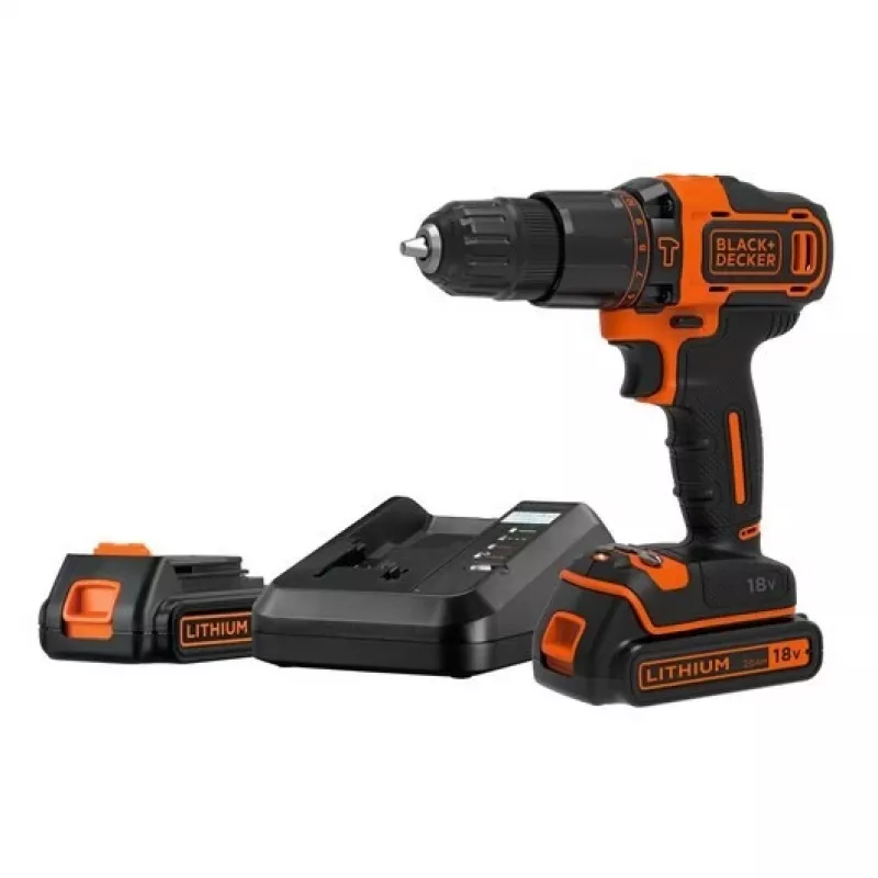 Black & Decker BDCHD18K1B2-QW Taladro 1400 rpm