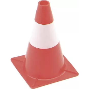 Velleman 1190-30 cono de tráfico Cono de tráfico rojo - blanco PVC (1190-30)