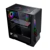 Carcasa | GOLDEN TIGER | Factores de forma de placa base compatibles ATX/micro ATX | Negra | Semitorre | Buffalo M730i | BUFFALOM730I