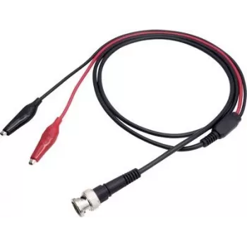 VOLTCRAFT Cable de medición BNC 114 cm Negro, Rojo MSC-100 (MSC-100)