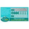 Alfombrilla de baño Beldray LA032647LGRYUFFEU7 Antibac Chevron espuma viscoelástica, antibacteriana, gris