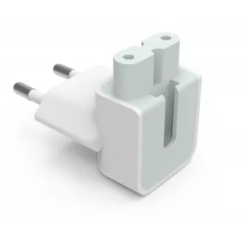 Vision - Adaptador para conexión de corriente - IEC 60320 C7 a CEE 7/7 - blanco - Europa