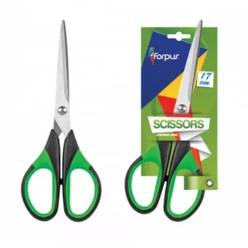 Tijeras Forpus, 17 cm, engomadas
