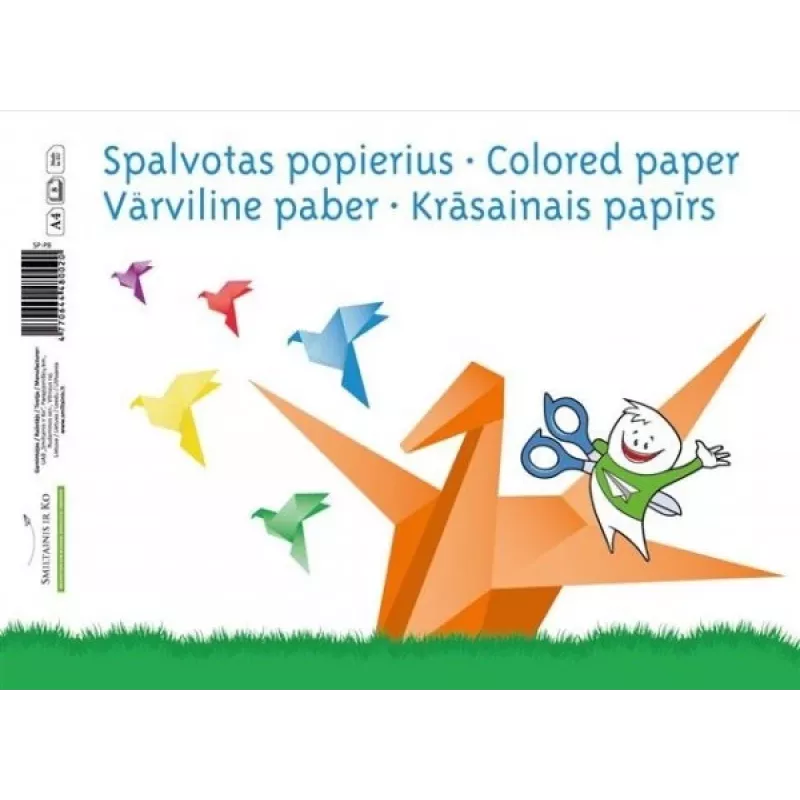 Papel SMLT A4 80 g/m² imprimible por una cara, bloc encolado – 8 hojas