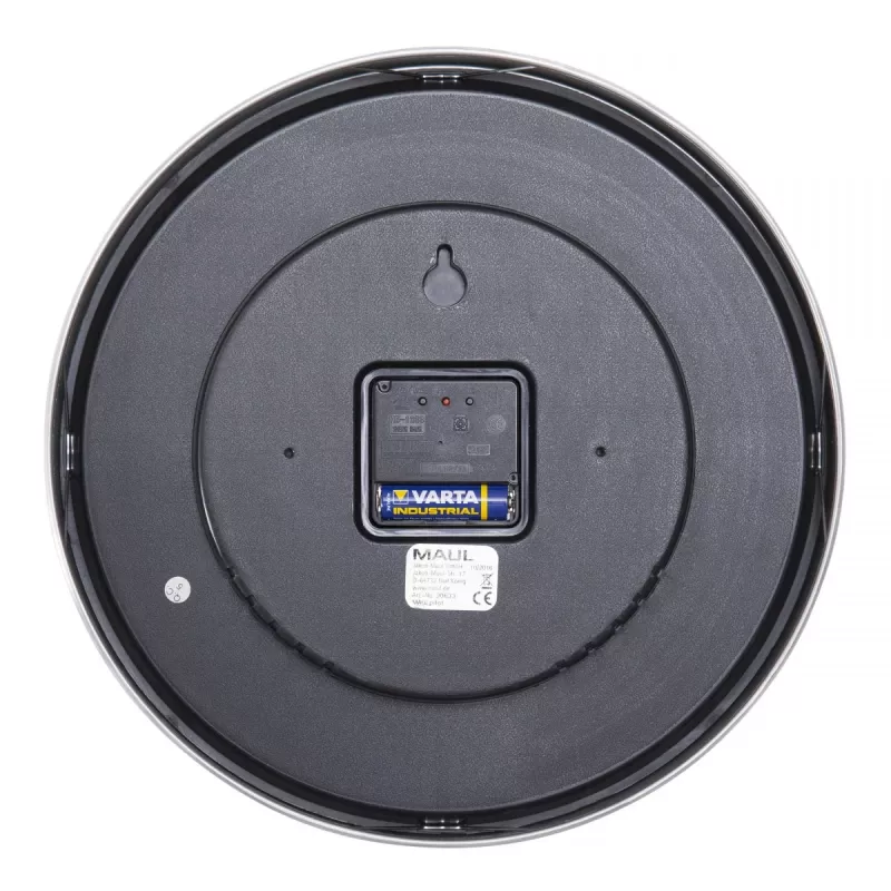 Reloj de pared MAUL MAULpilot - AA - 1,5 V - aluminio - blanco - aluminio - cristal - 30 cm (9063308)