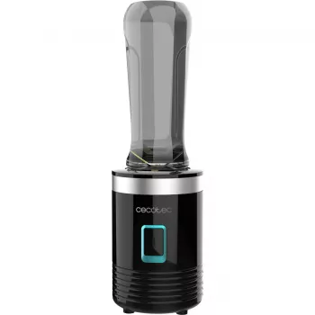 Cecotec Power Titanium 350 EasyGo batidora de vaso, 350 W, 2 vasos de 600 ml, negro