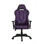 Silla gaming Arozzi Torretta SoftFabric Morado – diseño ergonómico, reposabrazos ajustables, respaldo reclinable