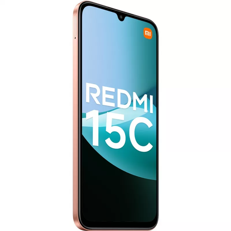 Xiaomi Redmi 15C 4G teléfono inteligente 4 GB RAM 256 GB, doble SIM, naranja