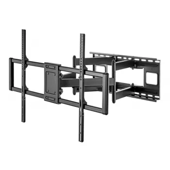 Soporte de pared para TV Maclean MC-482 para televisores planos y curvos de 60-120 pulgadas hasta máx. 120 kg, VESA 900x600, orientable, inclinable y giratorio, soporte de TV universal
